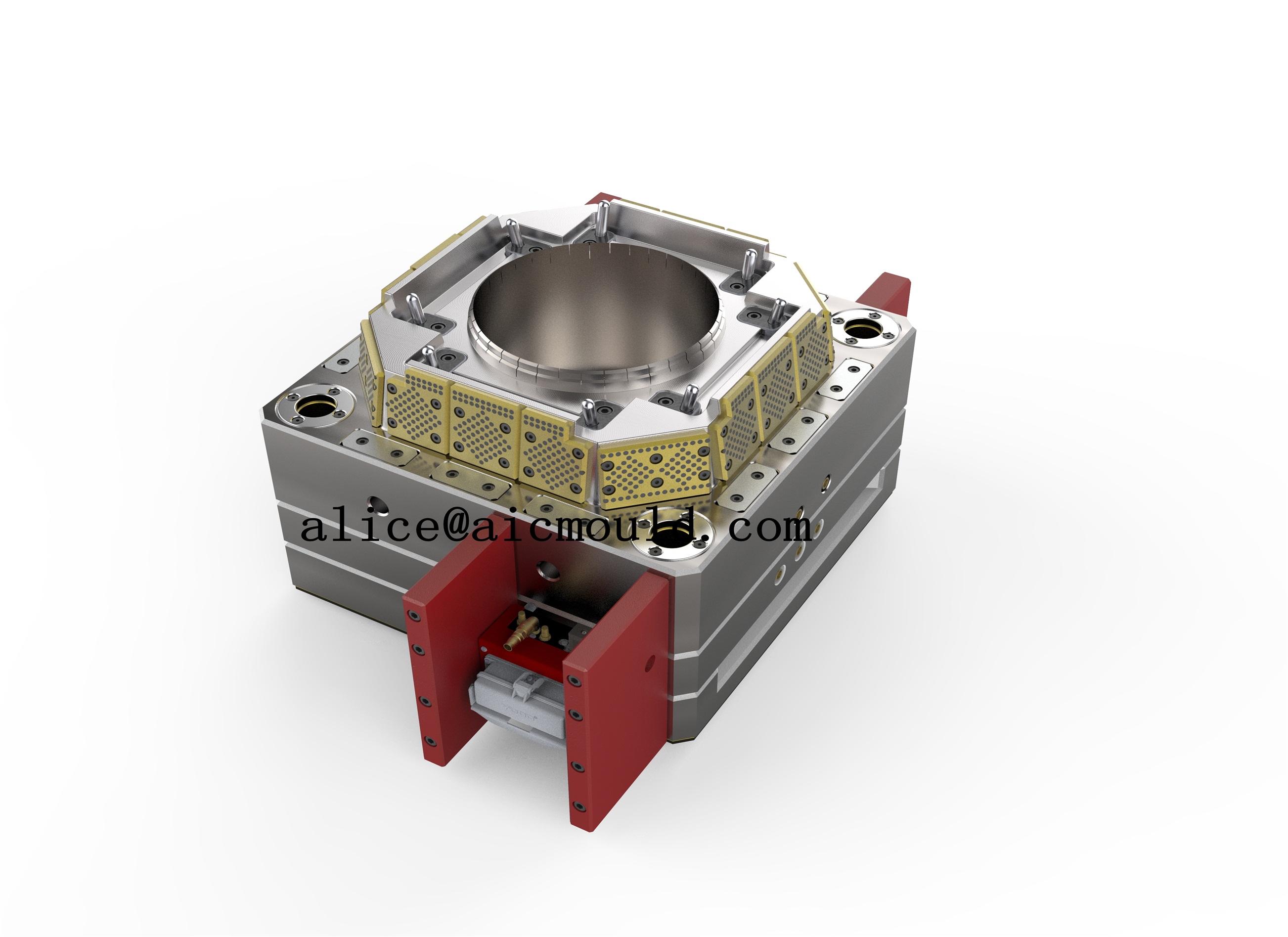 round paint bucket mould